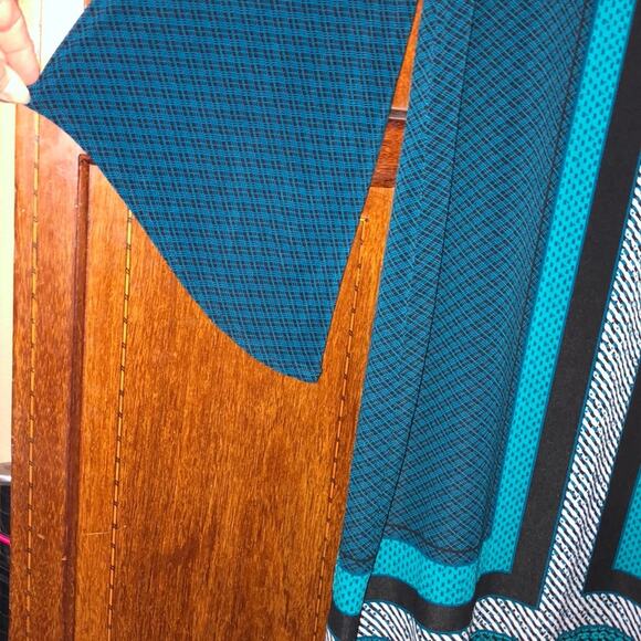 Alfani Professional Casual Color Block Professional Oversized Tunic Dress - Picture 7 of 8